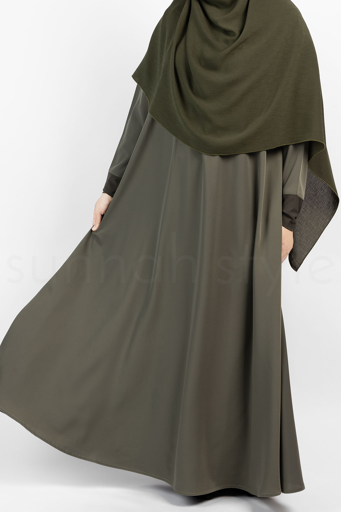 Sunnah Style Simplicity Umbrella Abaya Sage